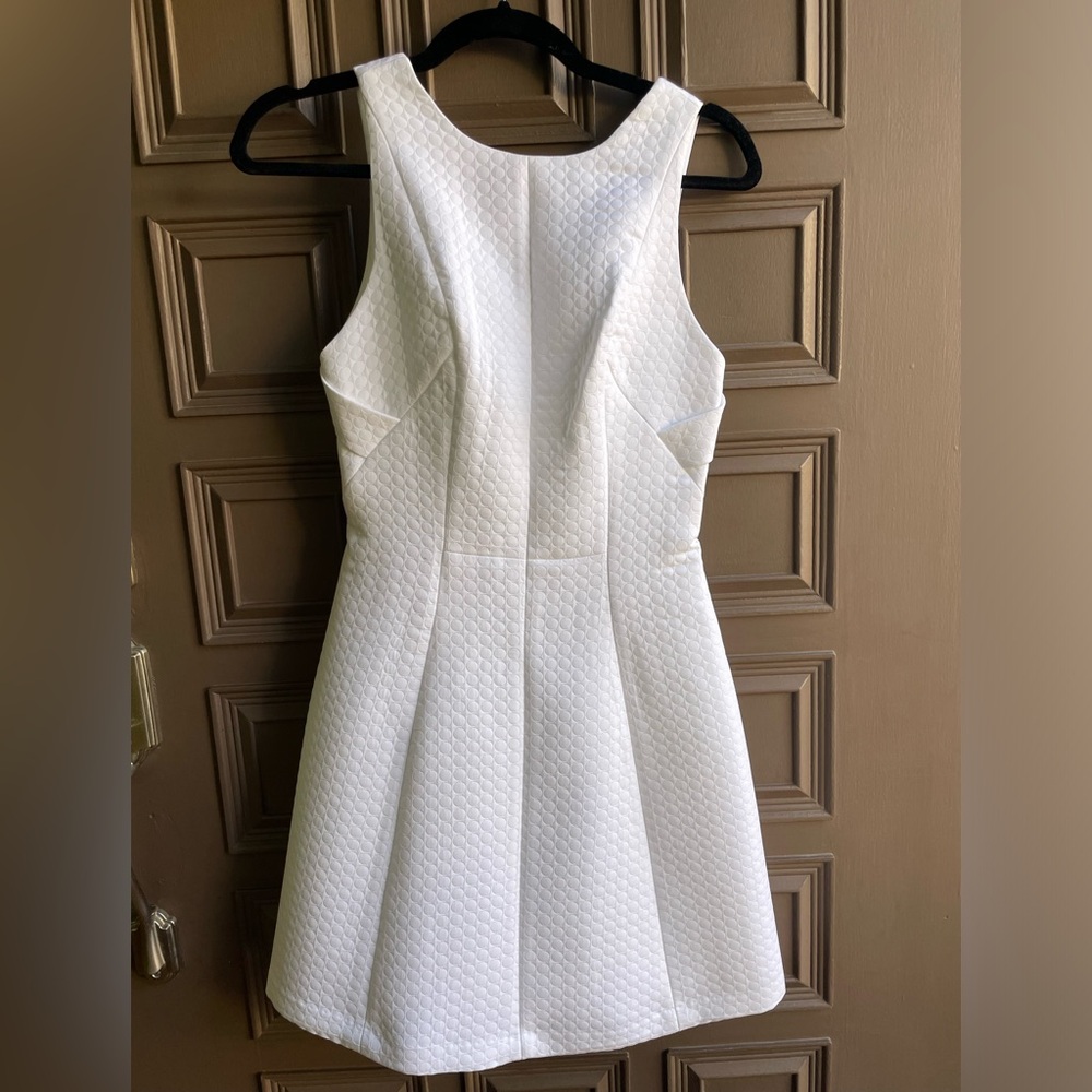 White cocktail dress